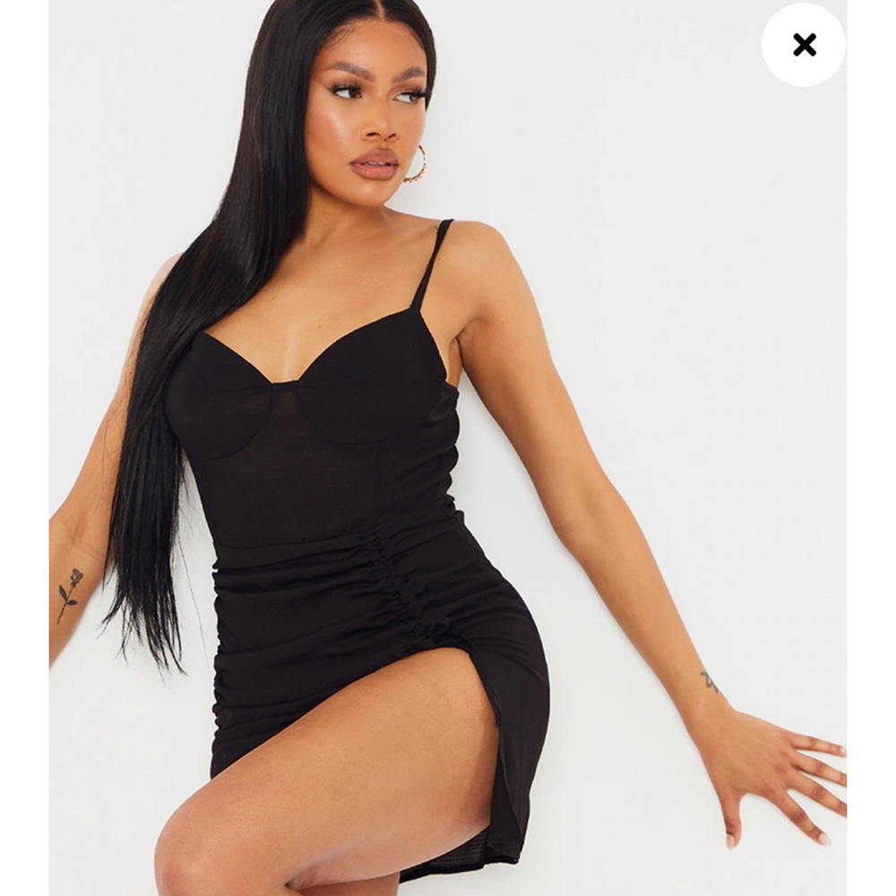 Pretty little thing Ruched Bodycon Dress‎